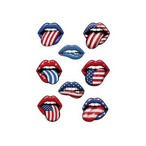 Lick My Liberty 2-inch vinylstickers afbeelding 1
