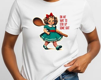 On My Way to Stir Up Some Shit Graphic Tee