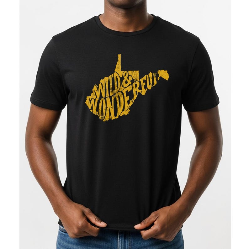 Camiseta gráfica Wild & Wonderful de Virginia Occidental Camiseta Mountain Mama Camiseta WV Camiseta Wild and Wonderful Camiseta de senderismo de Virginia Occidental Camiseta 304 imagen 1