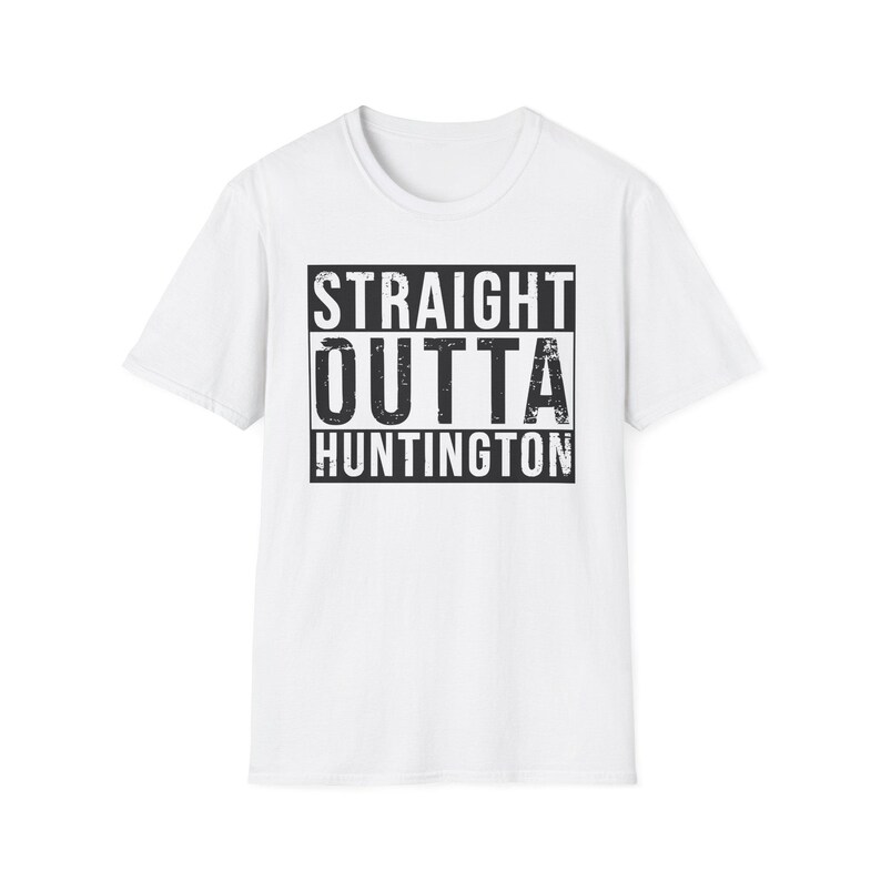 Straight Outta Huntington West Virginia Graphic Tee image 3