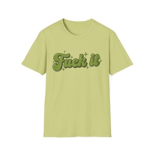Fuck it Graphic Tee | Novelty Tee | Gift for Her | Sassy Mom Shirt | Funny Shirt | Gift for Him | Sarcastic Shirt | Adult Humor Gift image 2