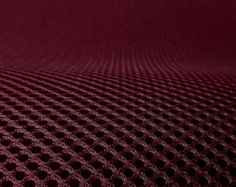 Air Mesh Stoff 20cm x 160cm 4mm Dicke Bordeaux verschiedene Farben Vielseitiges 3D atmungsaktive Polsterung Halsbänder Nähprojekte Basteln