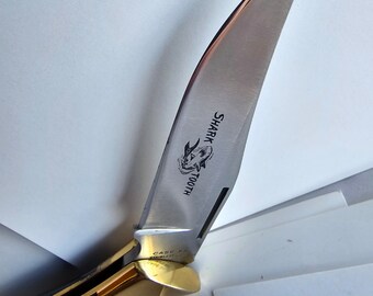 デッドストック CASEXXケース U.S.A シャーク トゥース SHARK TOOTH P197 LSSP フォールディングナイフ 折りたたみ IW406AK_LP16CSE_E CASE XX USA 3 DOT 1977 SHARK TOOTH WOOD PREMIUM LOCKBACK