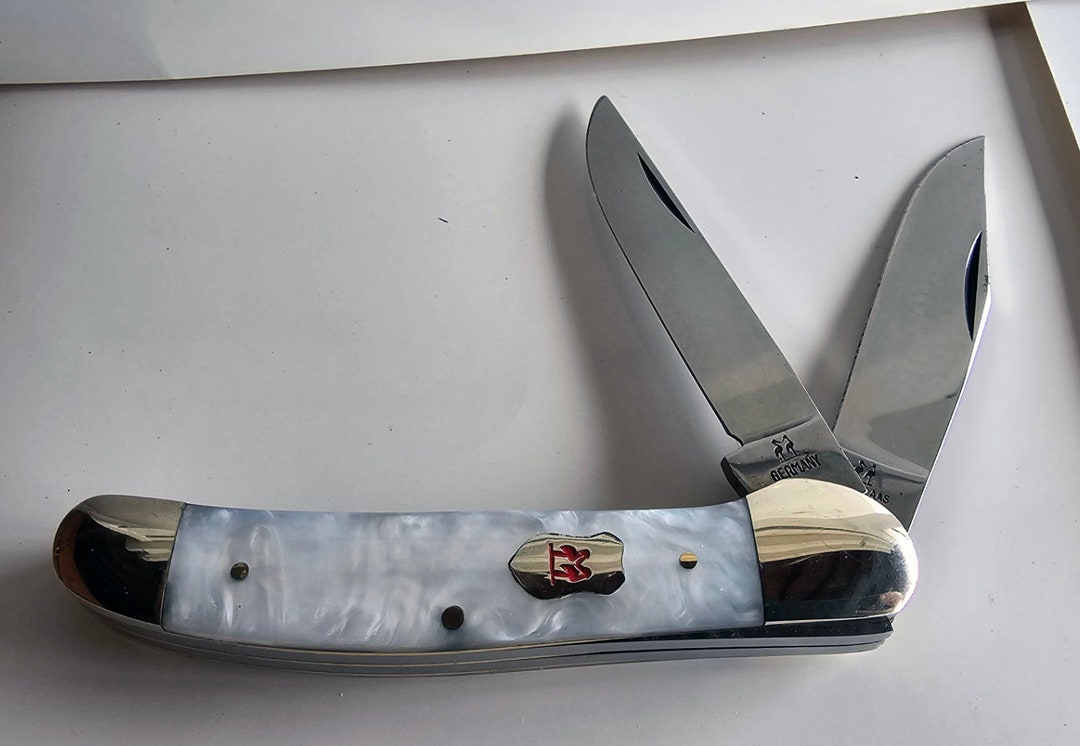 Vintage Robert Klaas Kissing Crane KC57 Copperhead Beautiful Faux Pearl ...