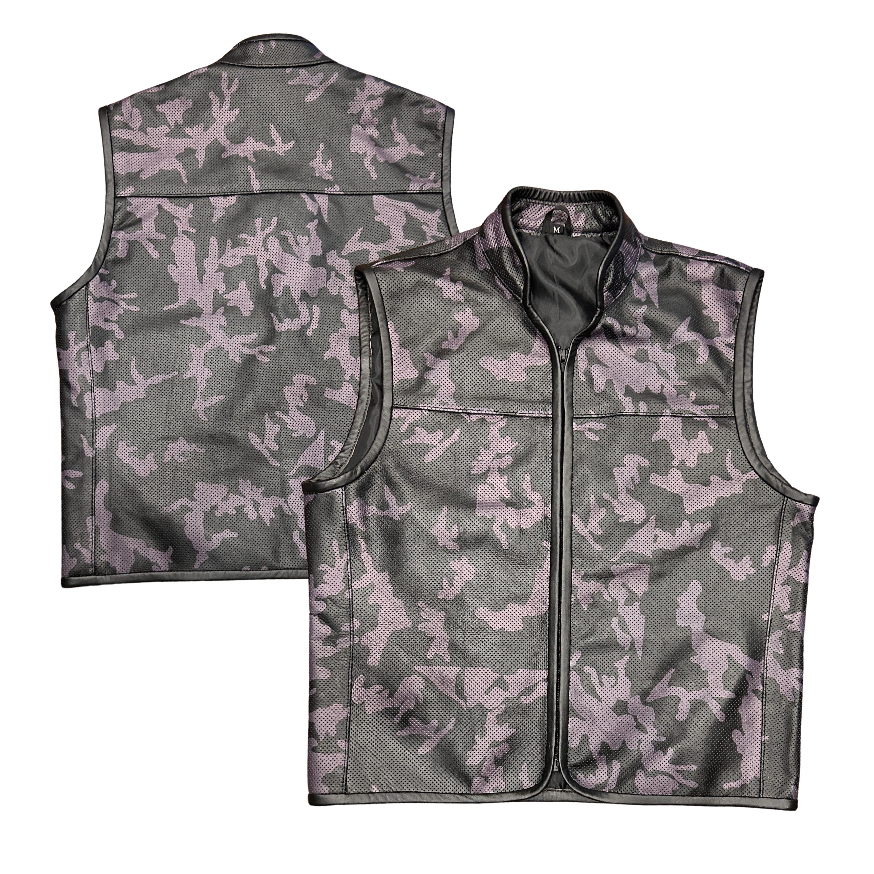 quui felt leather vest ベスト Amazon.com: First Mfg Co The Cut Leather Vest: Milled