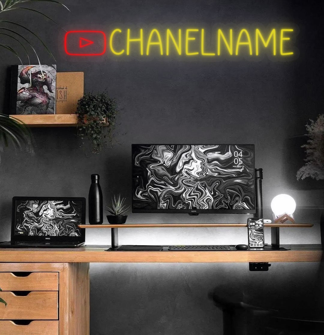 Username Neon Sign Gamer, Gamer Neon Sign Custom, Game Room Decor ...