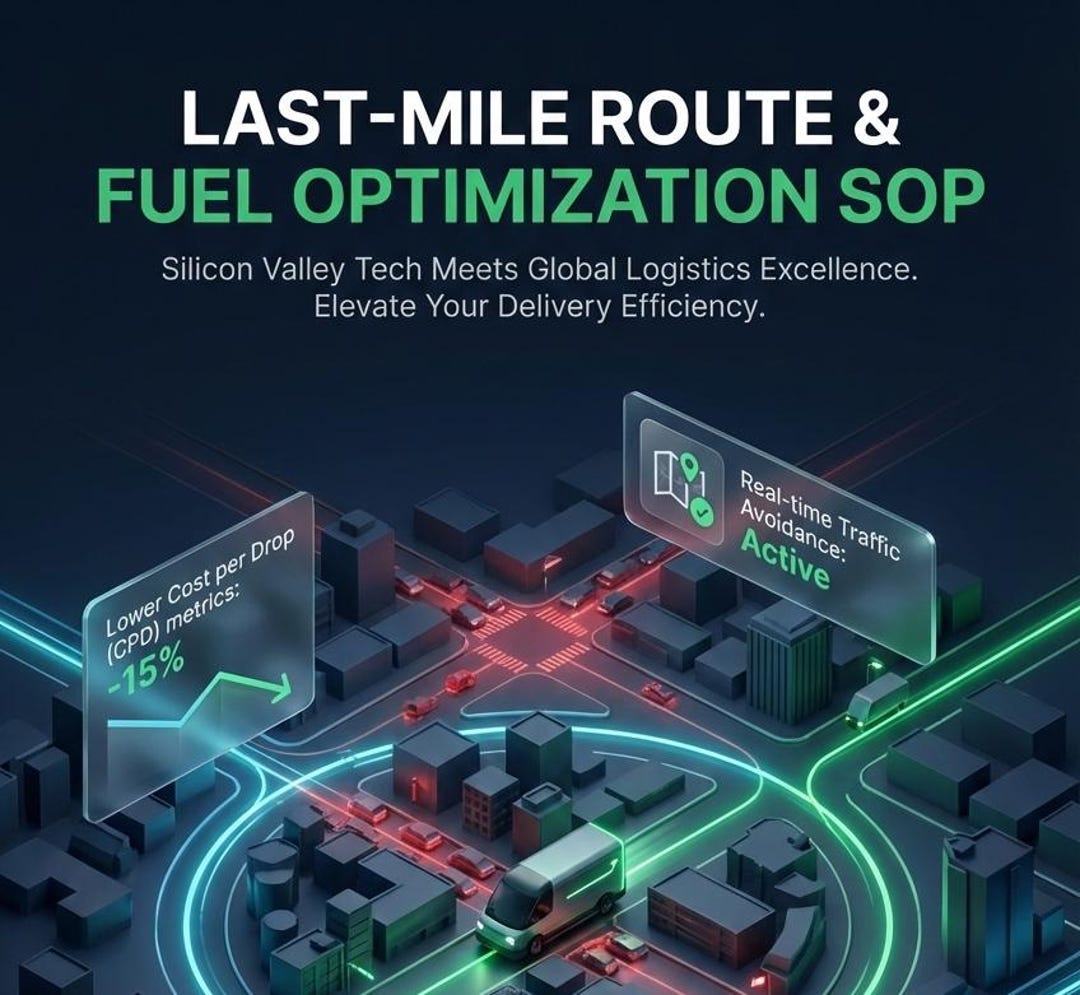 Professional Last-mile Delivery Route & Fuel Optimization SOP - Etsy ...