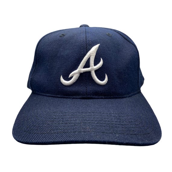 帽子 Vintage Atlanta Braves Snapback CAP NAVY Atlanta Braves Snapback New Era Navy Mesh Trucker Cap Hat