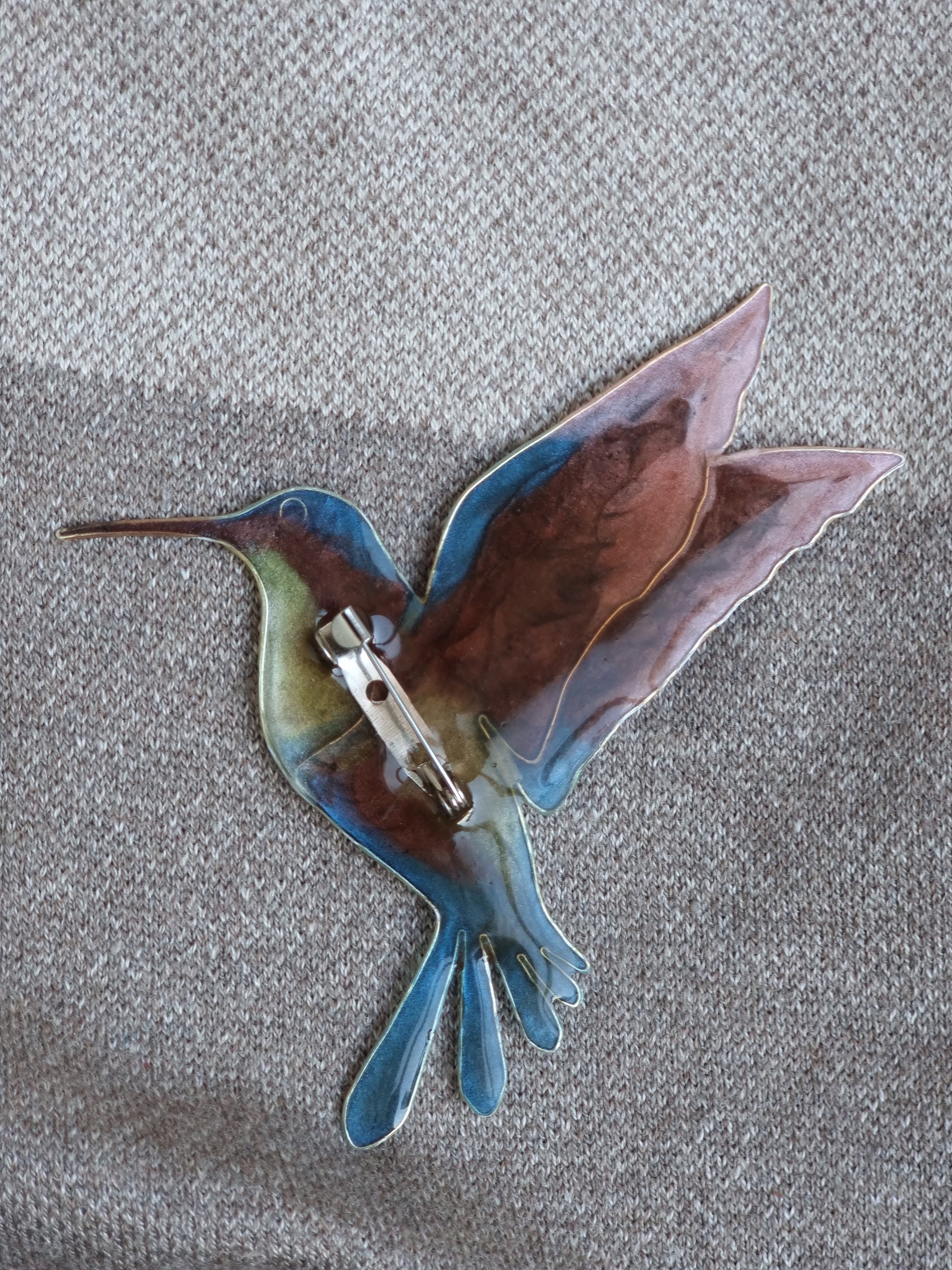 鳥のブローチ 鳥のブローチの通販 | iichi 日々の暮らしを心地よくする
