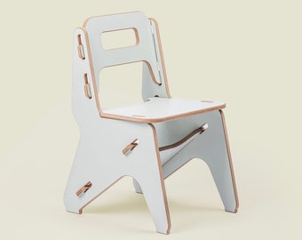 Chaise pour enfant Upro® NANDO, vert. Chambre d'enfant. Meubles faciles à assembler