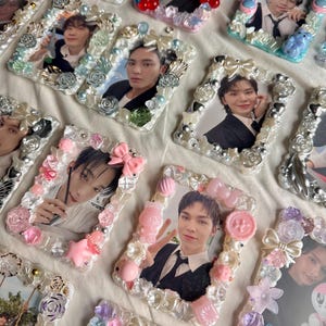 Custom Decoden Toploader, Handmade Kpop Photocard Holder