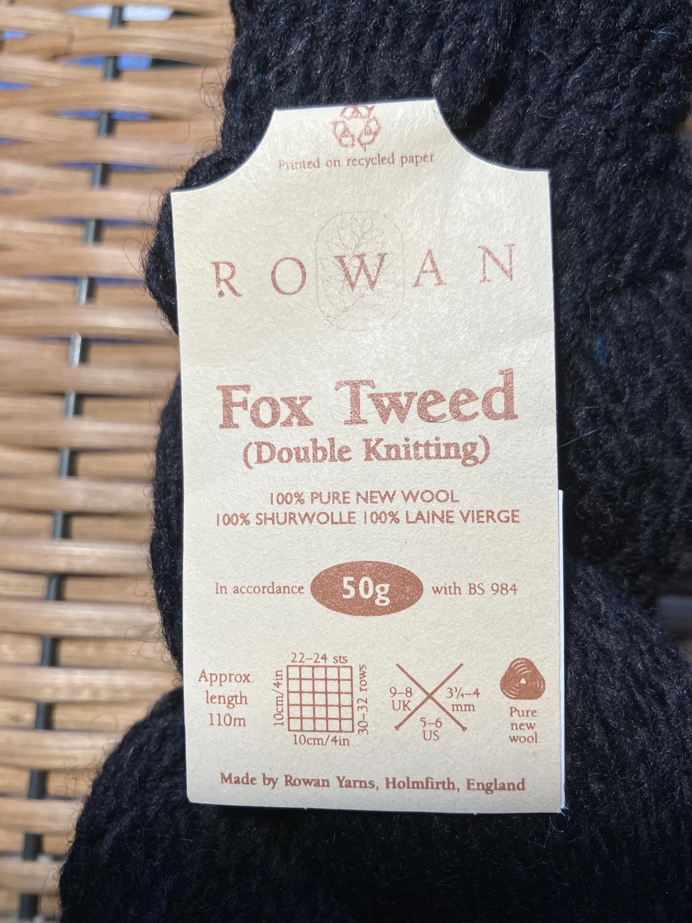 Rowan Fox Tweed Lightweight DK / Double Knitting 50g Hanks - 100% Pure ...