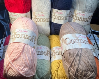 King Cole Cottonsoft DK Garn – French Navy, 210 M, 100 G, Superweich Für Baby- & Sommerstrick