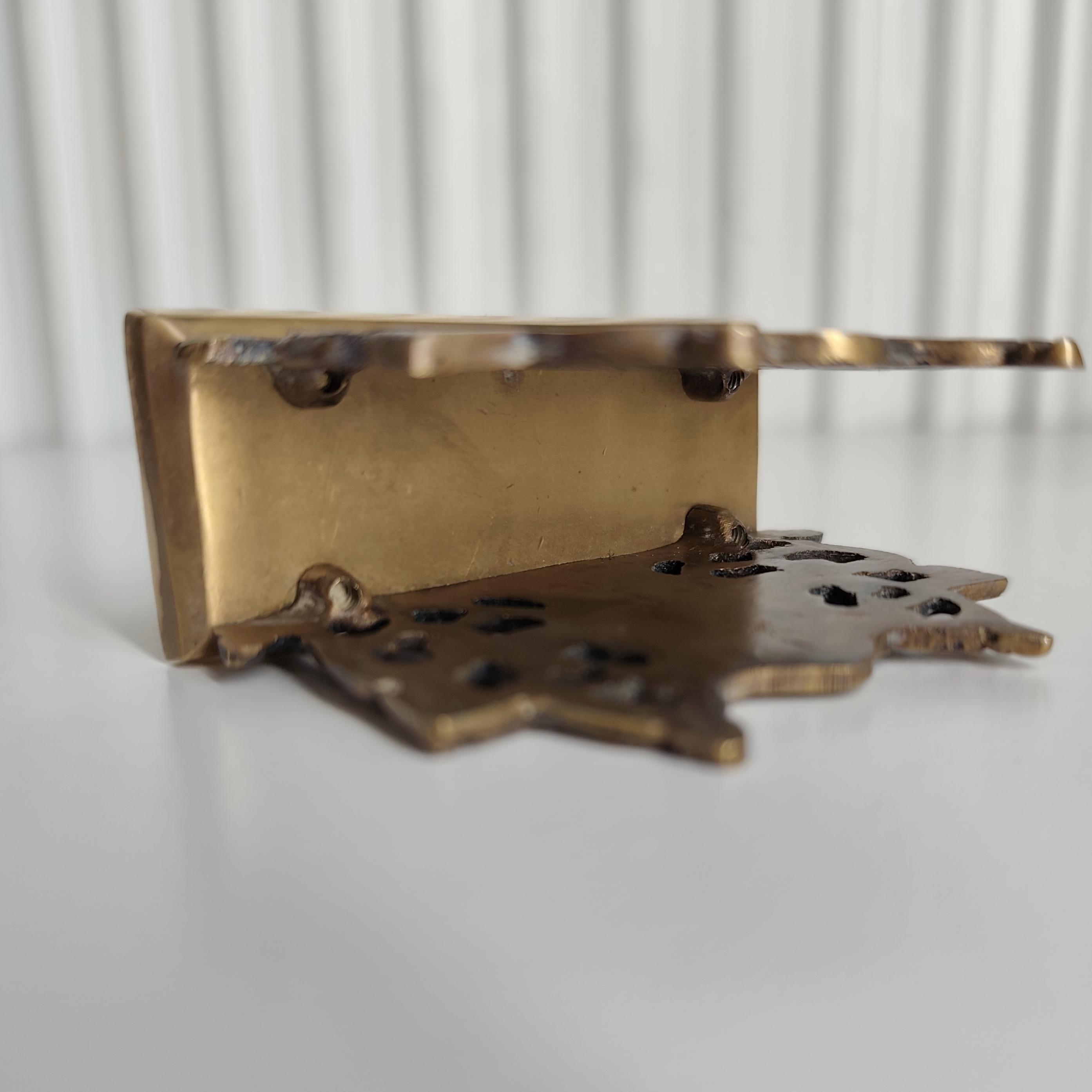 ヴィンテージ真鍮レターホルダー ヴィンテージ真鍮装飾レターホルダー - デッキアクセサリー、レター
