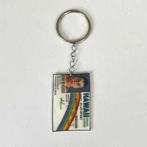 Mclovin Keyring with Glossy Resin Finish