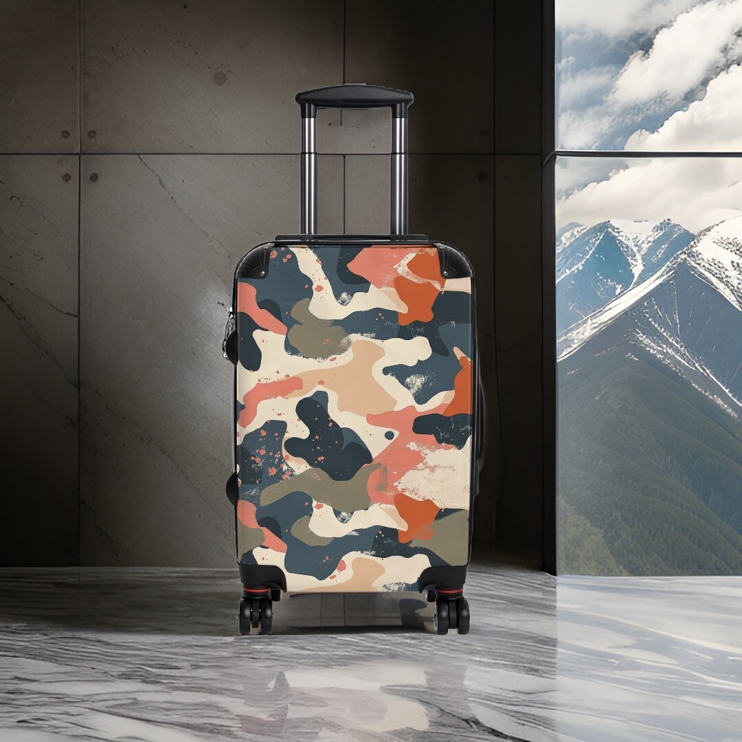 Large Camo Florida State (FSU) Duffel Bag - 13.5" X 27.25" X 14.5", 600D, Multi-Pocket Gym/Suitcase Bag