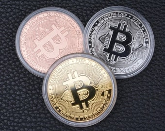 Bitcoin Creative Souvenir, Physical Coin, BTC Souvenir, Coin Collection, Great Gift, Crypto