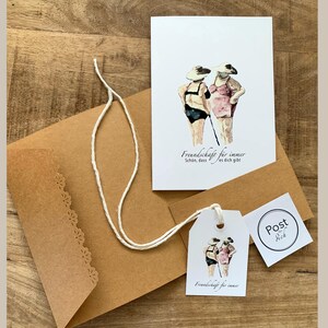 Grußkarten-Set "Freundschaft für immer" (Druck)