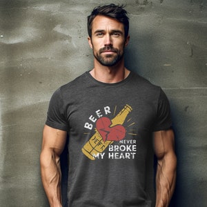 Country music t shirt|country lyric t shirt|country t shirt|country music gift|song t shirt|country gift,Beer never broke my heart t shirt