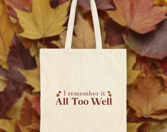 All Too Well Tote Bag Cotton Canvas TaylorSwift