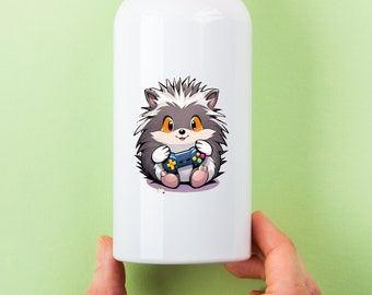 Cute Hedgehog Sticker, Vinyl Decal Sticker, Animal Gaming Sticker, Great for Laptops, Water Bottles, Cars and More