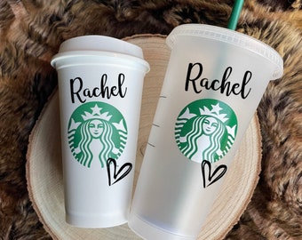 PERSONALISED STARBUCKS CUP | Starbucks Cold Cup 24oz | Starbucks Hot Cup 16 oz | Personalised Cup | Starbucks gift | Reusable Cup