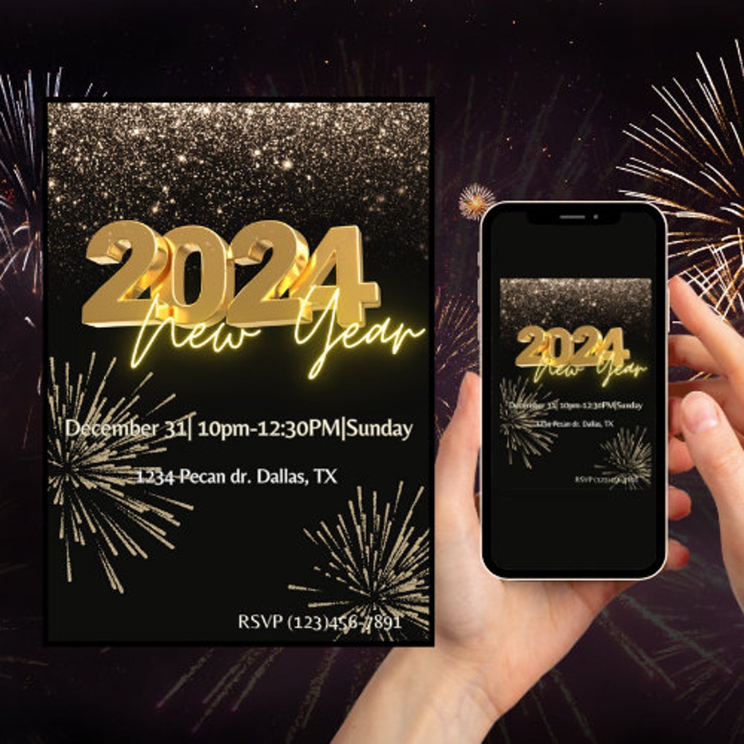 Nye Party Invitation, Nye Invitation, Nye Party, Nye Invitation Digital