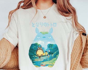 Hayao Miyazaki Studio Ghibli My Neighbor Totoro Hoodie, My Neighbor Totoro Shirt, Vintage Tee, Totoro Sweatshirt