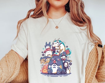 No Face Spirited Away Hayao Miyazaki Totoro Studio Ghibli Shirt, Howls Moving Castle Hoodie, Totoro Sweatshirt