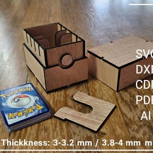 are pokemon cards made of cardboard Premium 4-Row 3200 Count Trading Card Storage Box – Heavy-Duty Cardboa –  Collectors First Pick