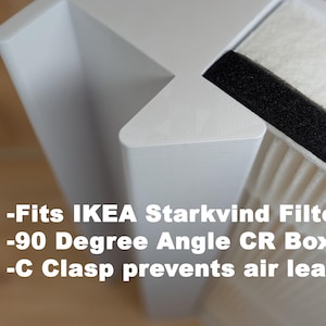 CR Box Connectors for Vertical Starkvind Filter CR Box - Makes DIY way easier! Less Duct tape!