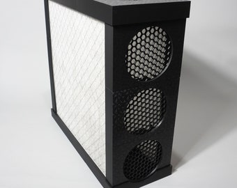 Purificatore d'aria fai da te! Adatto a filtri da 20x20 e ventole per PC da 140 mm. Montaggio senza attrezzi!