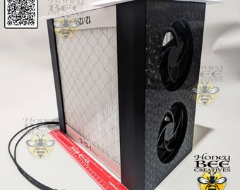 DIY Air Purifier- Traveler&#39;s Size - Smallest, Travel Friendly DIY Air Purifier- Fits in Carry On! No screws or tools needed.