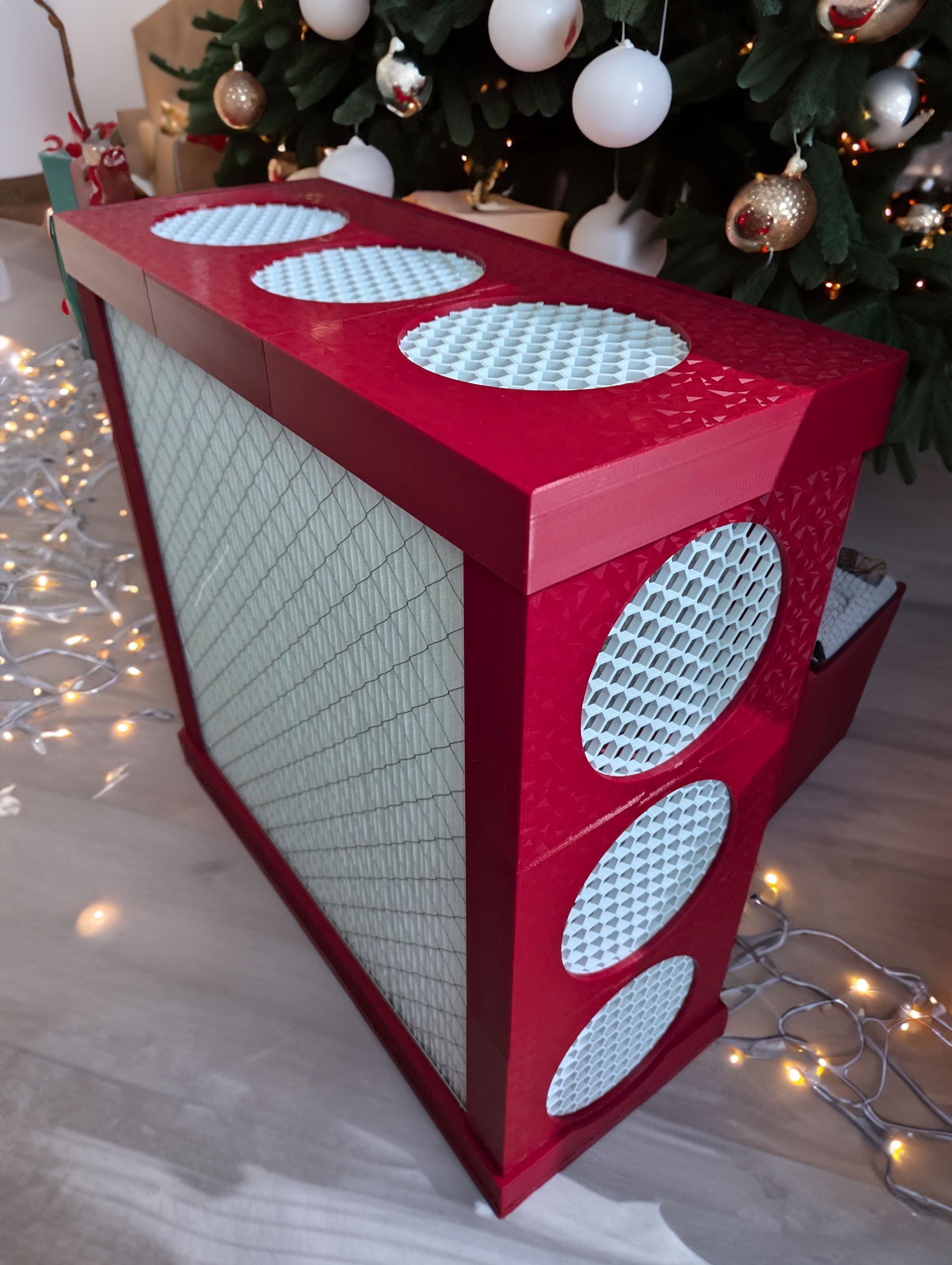 DIY Air Purifier Box Awesome STEM project! Fits 20x20 Filter/140mm PC Fans. No tool assembly! Make Christmas a bit safer this year!