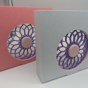 2 pack of Decorative Fan covers for our Desktop DIY Air Purifier Box Project