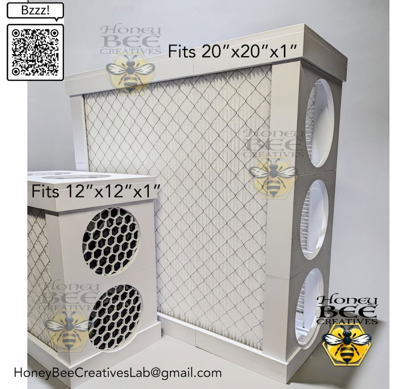 DIY Air Purifier Box Awesome STEM Project Fits 20x20 Filter/140mm PC