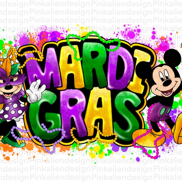 Gift for mardi gras,Happy Mardi Gras With Png Sublimation Design,Happy Mardi Gras Png, Mardi Gras Carnival Png,Mrdi Gras, mickey png