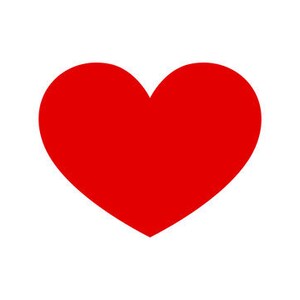 以下が含まれることがあります： 赤いハートの形