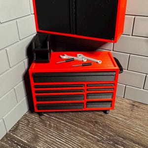 Scale Rc Crawler Tool Box Customizable 10th Scale Rock Crawler Accessory Diorama Prop Scale Rc Car Garage Tool Box Scale Tool Storage Box