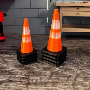 Scale Rc Traffic Cone Customizable Rc Scale Rock Crawler Cone Diorama Prop Gift For Rc Enthusiast Realistic Scale Accessory Rc Rock Crawler