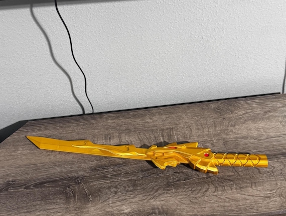 Ninjago Sword of Fire Life Sized Kai Fire Sowrd Golden Weapon