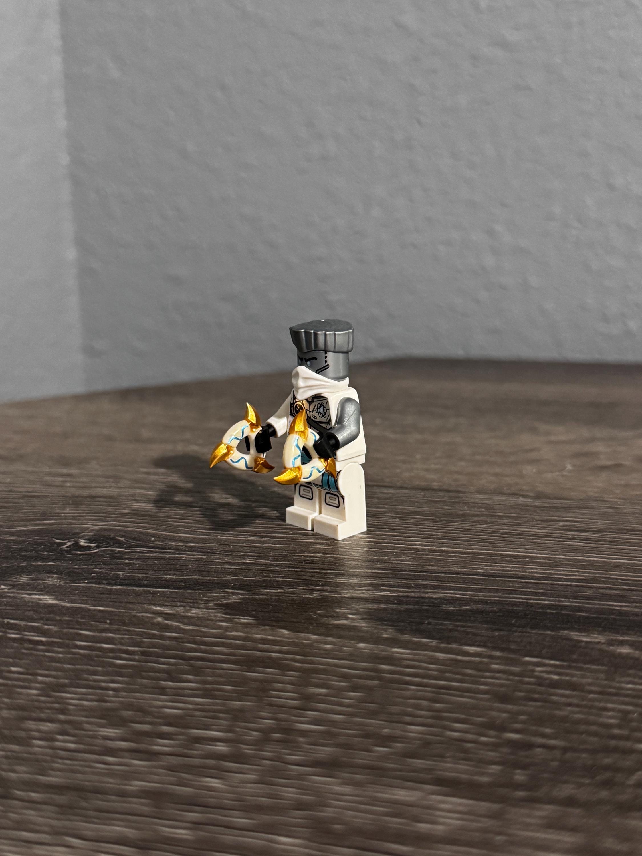 Ninjago Zane Golden Shurikens Season 11 Ice Ninja Custom