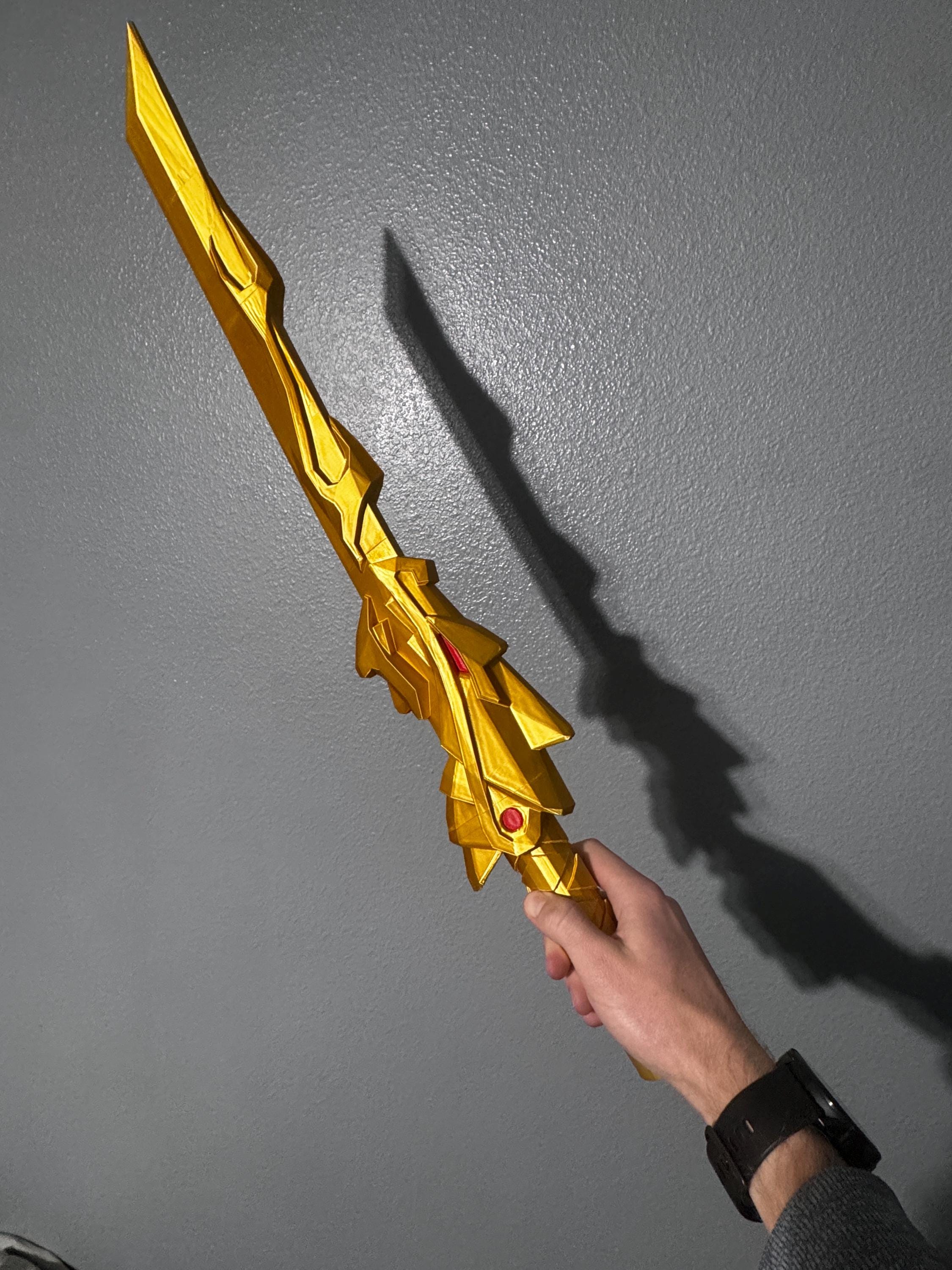 Ninjago Sword of Fire Life Sized Kai Fire Sowrd Golden Weapon