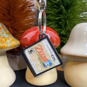 Zelda Phantom Hourglass Nintendo DS Keychain, Gaming Keychain