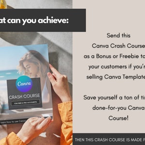Canva Crash Course with Master Resell Rights MRR PLR Including Video Tutorials Done For You Canva Guide How To Canva Tutorial Videos image 5