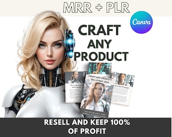 Guía de Canva para chatear con GPT: Crea y vende productos digitales (descarga digital)