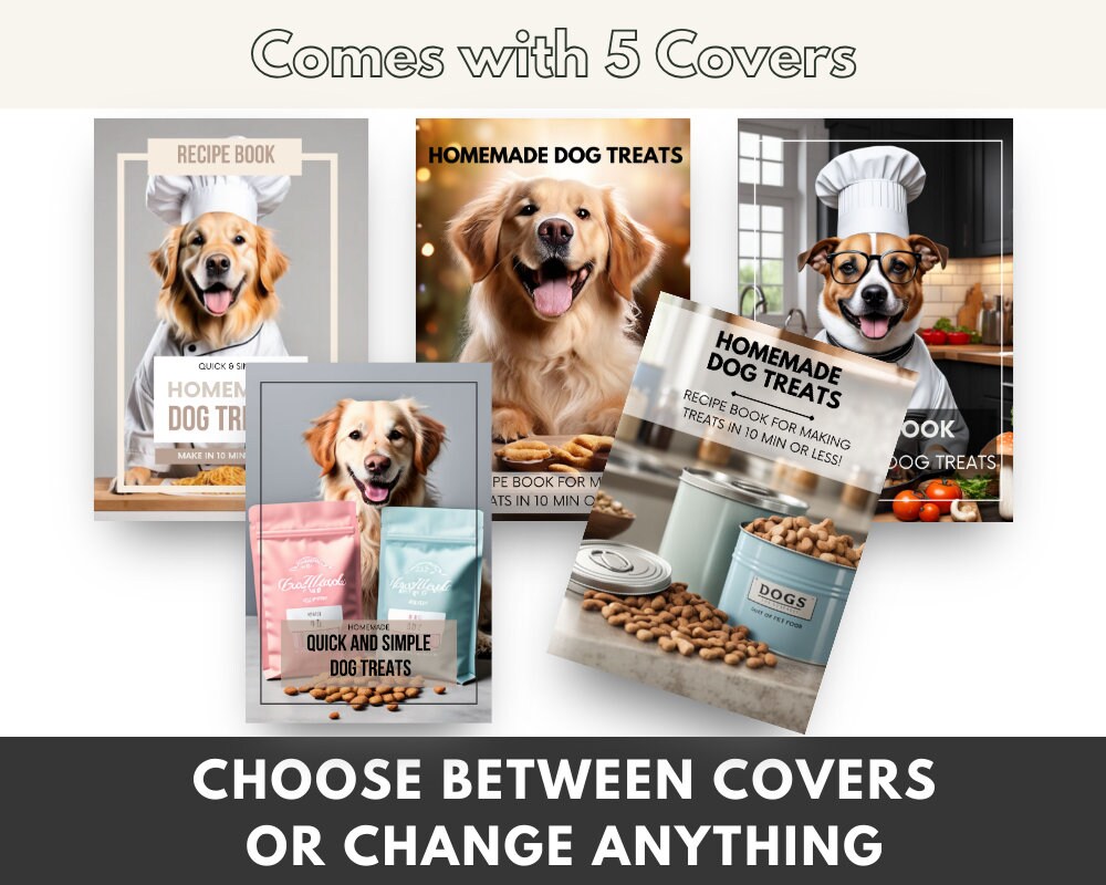 Homemade Dog Treats Recipe Book With Master Resell Rights Dog Nutrition