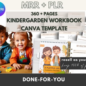 360+ Learning Activity Bundle with Master Resell Rights | Printable Homeschooling Worksheets | PreSchool Activity Learning Bundle | MRR &PLR