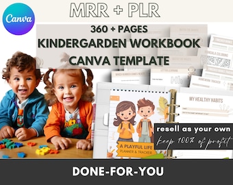 360+ Learning Activity Bundle with Master Resell Rights | Printable Homeschooling Worksheets | PreSchool Activity Learning Bundle | MRR &PLR