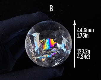 80 mmウォータークリアクォーツボール、大きな天然クリアクリスタル